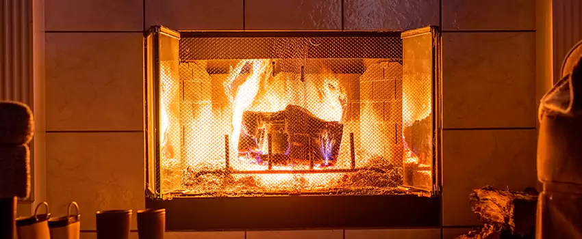 Mendota Hearth Landscape Fireplace Installation in Henderson, Kentucky