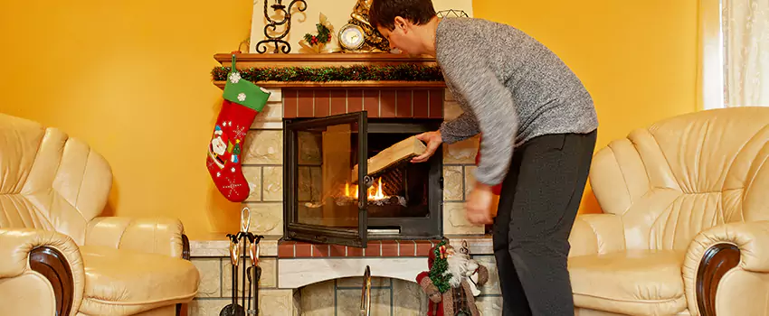 Rusted Metal Fireplace Restoration in Henderson, Kentucky